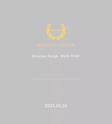 Targa semplice gialla