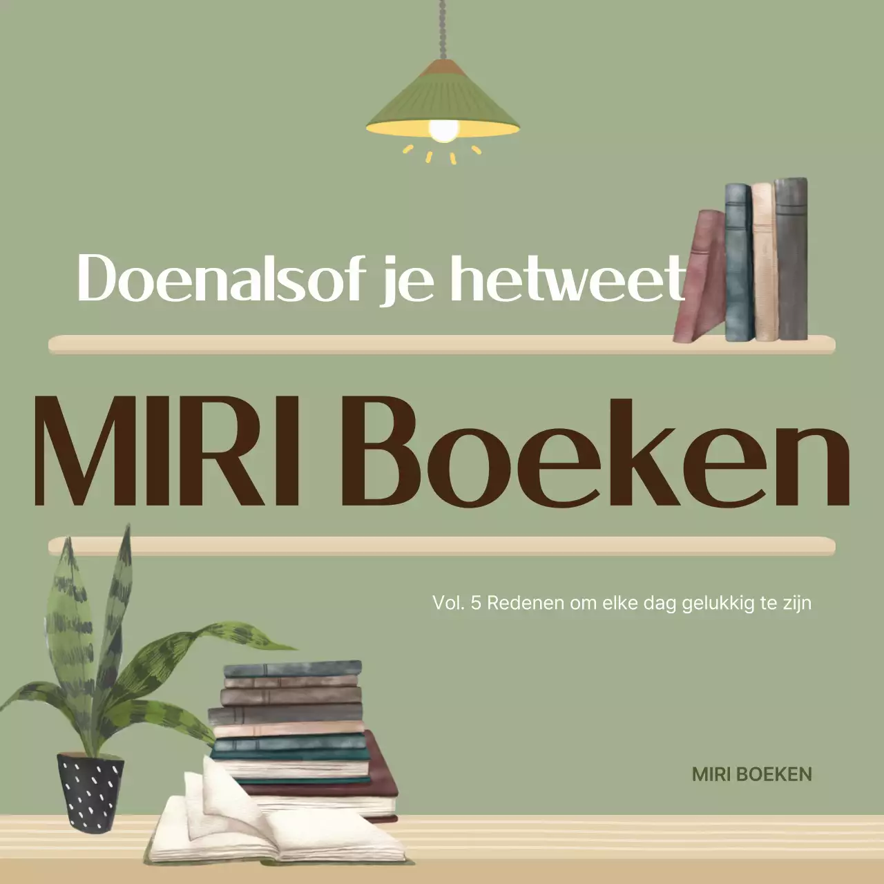 Een schoon boek samenvatting post in kaki en beige