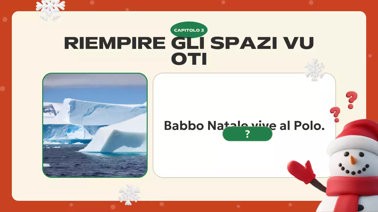 presentazione rossa festosa per le vacanze