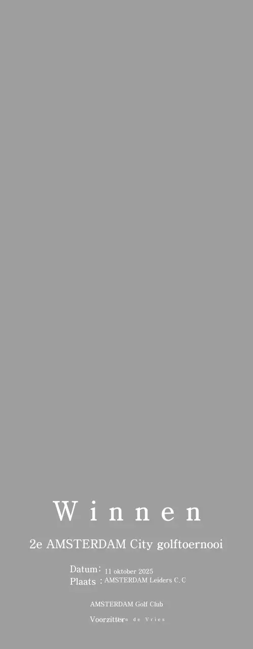 Klassieke golftoernooitrofee met kleurrijke feniksdecoratie