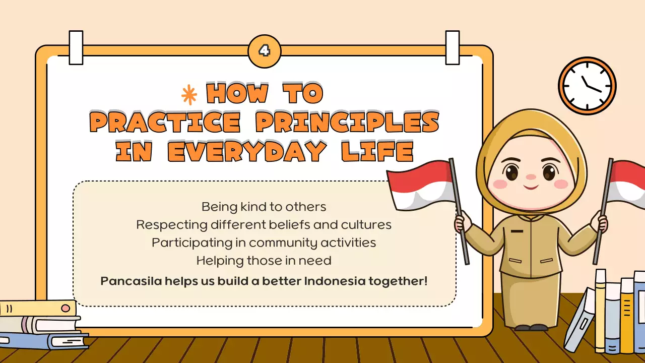 Orange Traditional Education Presentation