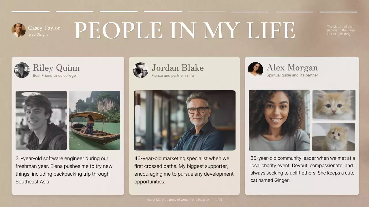 베이지 미니멀리스트 전기 프레젠테이션