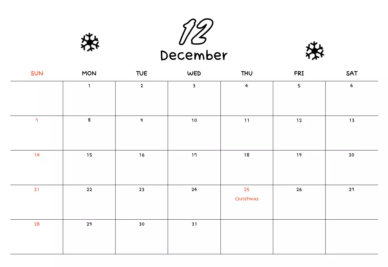 Kalender Tahun Baru Kuning