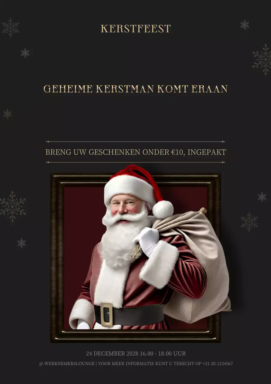 uitnodiging voor traditionele zwarte feestdagen