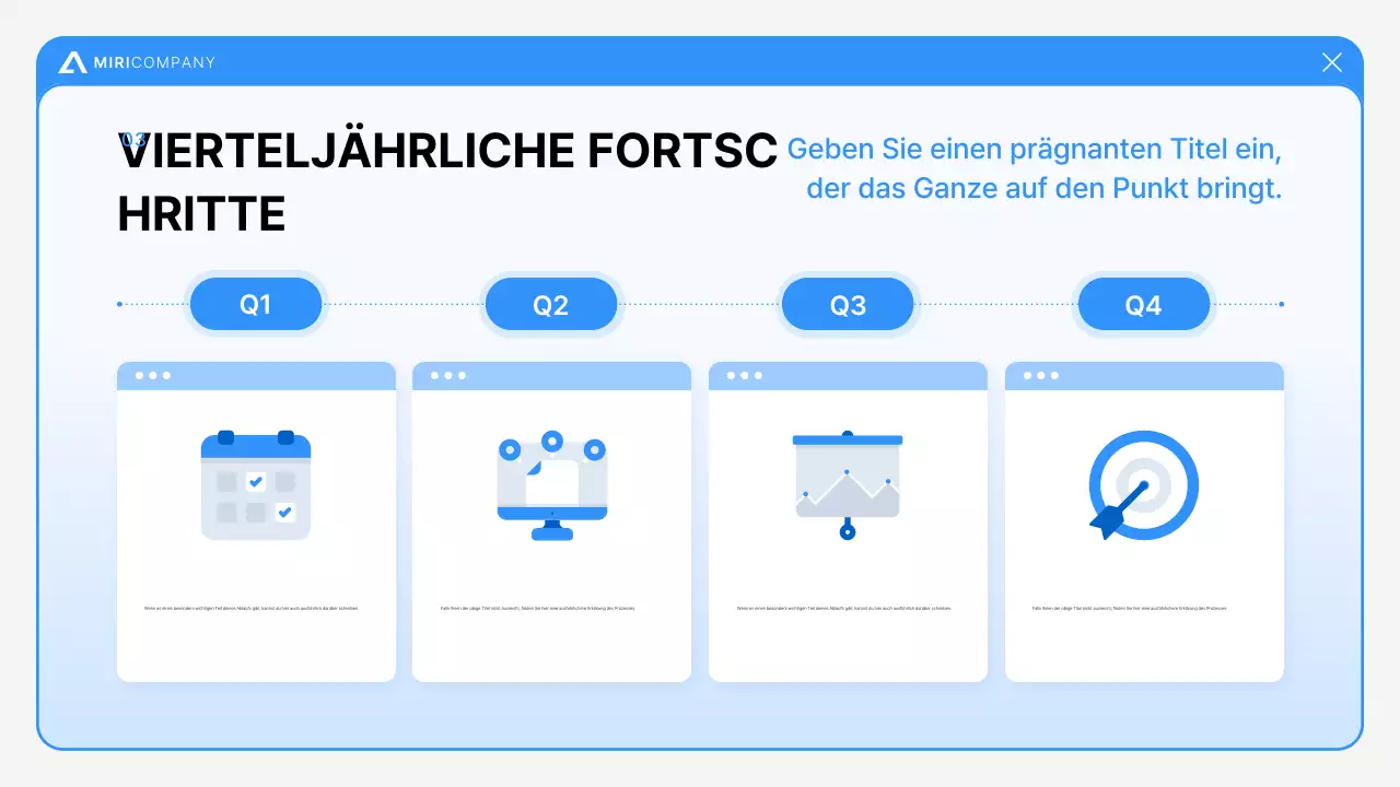 Analyse der blauen modernen Berichte