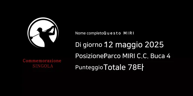 Celebrare il golf semplice in bianco