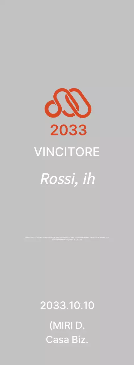 Elenco del design pulito