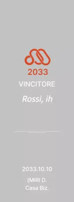 Elenco del design pulito