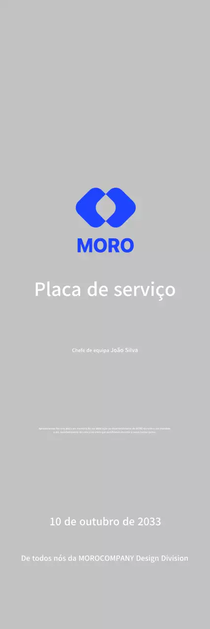 Celebrar o logótipo azul da empresa