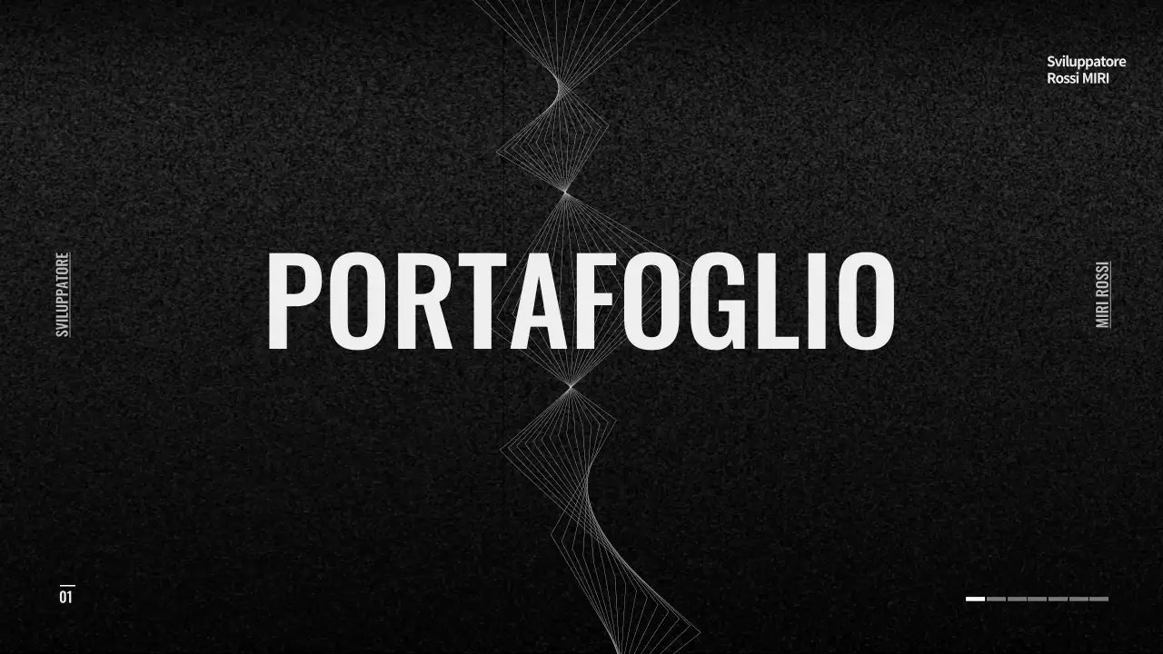 Comunicare le informazioni sul portafoglio Black Modern