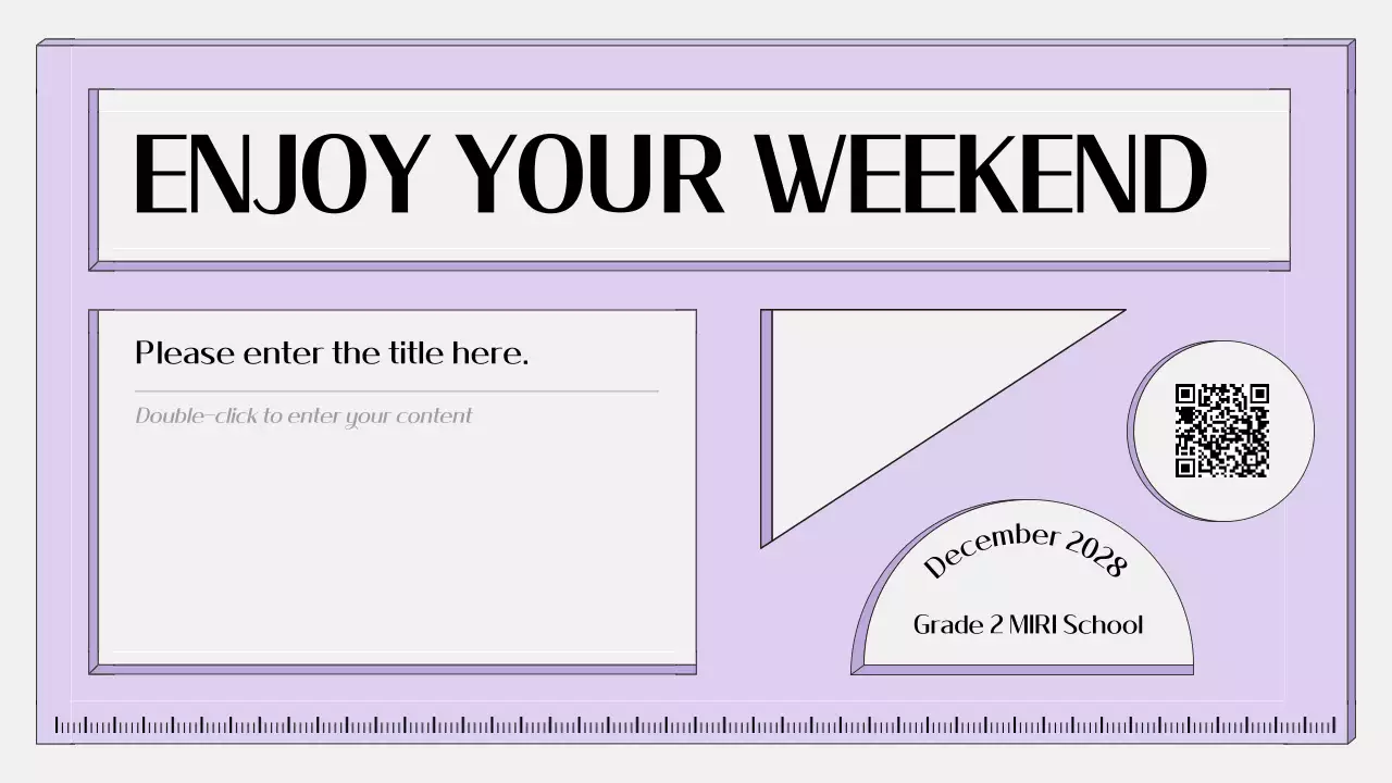 Presentasi Agenda Kelas Minimal Ungu