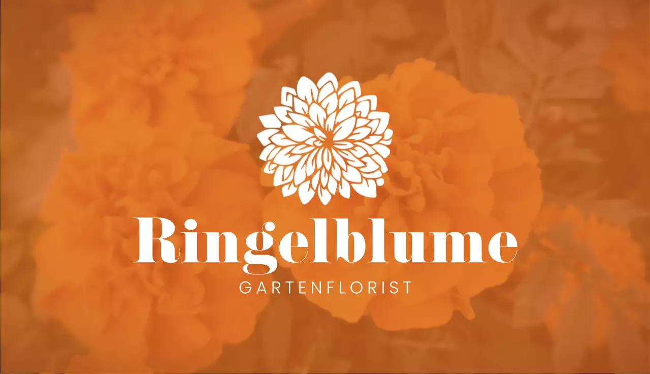 beige elegante florale Visitenkarte