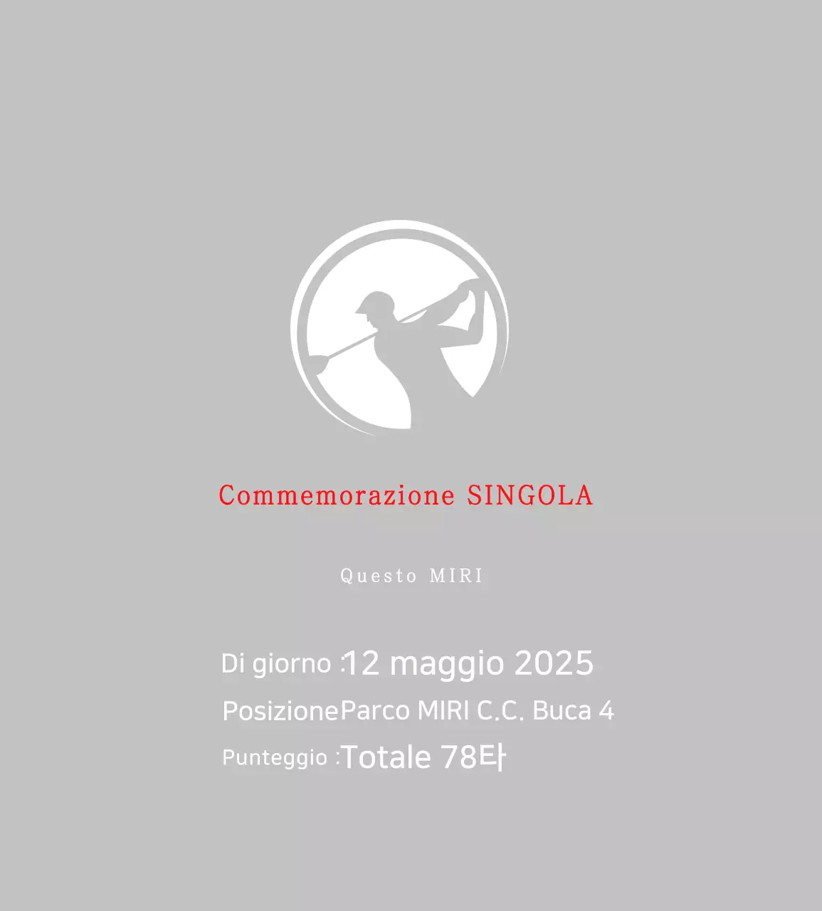 Celebrare il golf semplice in bianco