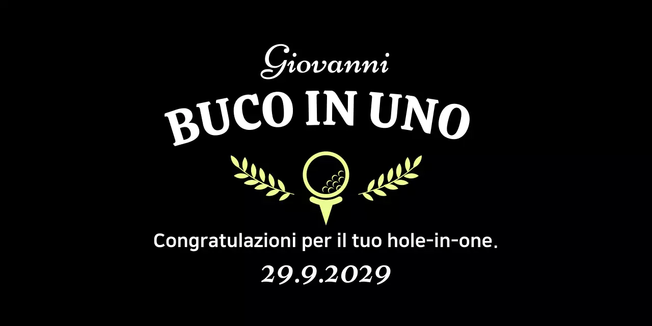 Celebrazione del golf d'epoca bianco