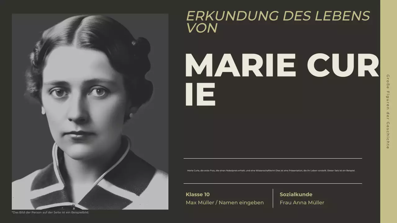 graue klassische Geschichte Präsentation