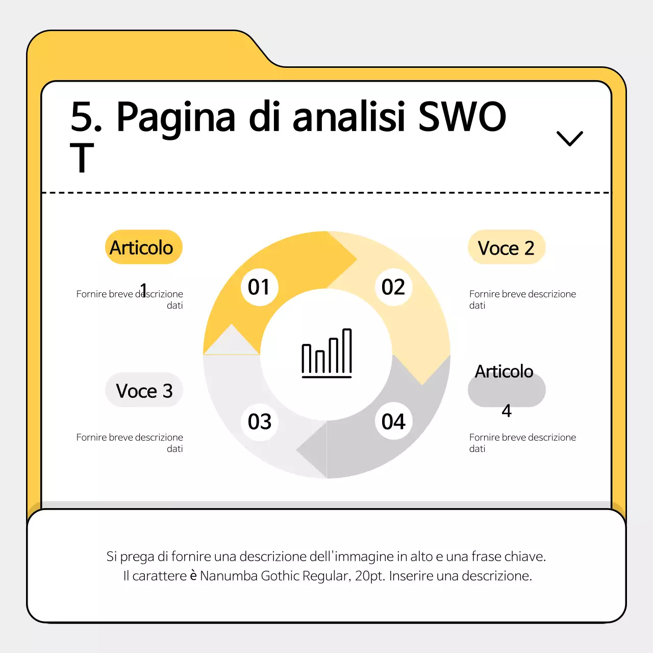 Promuovere il modello aziendale semplice grigio