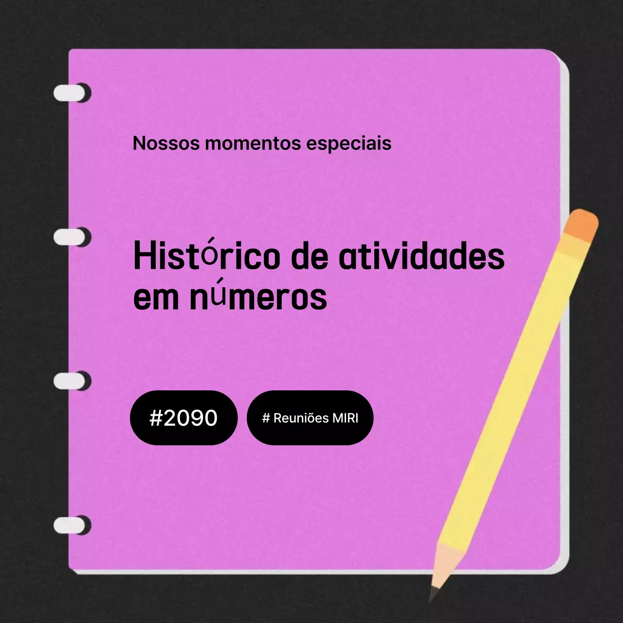 Agenda de registo simples malva
