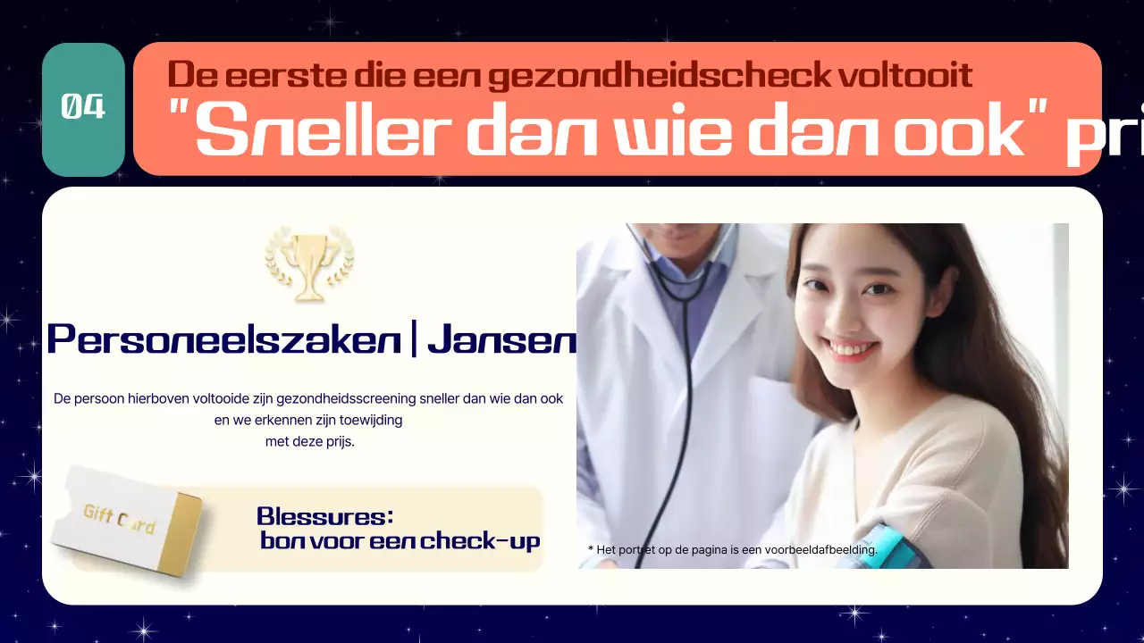 Navy Modern eindejaarsprijzenceremonie