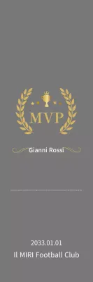 Targa per il calcio classico