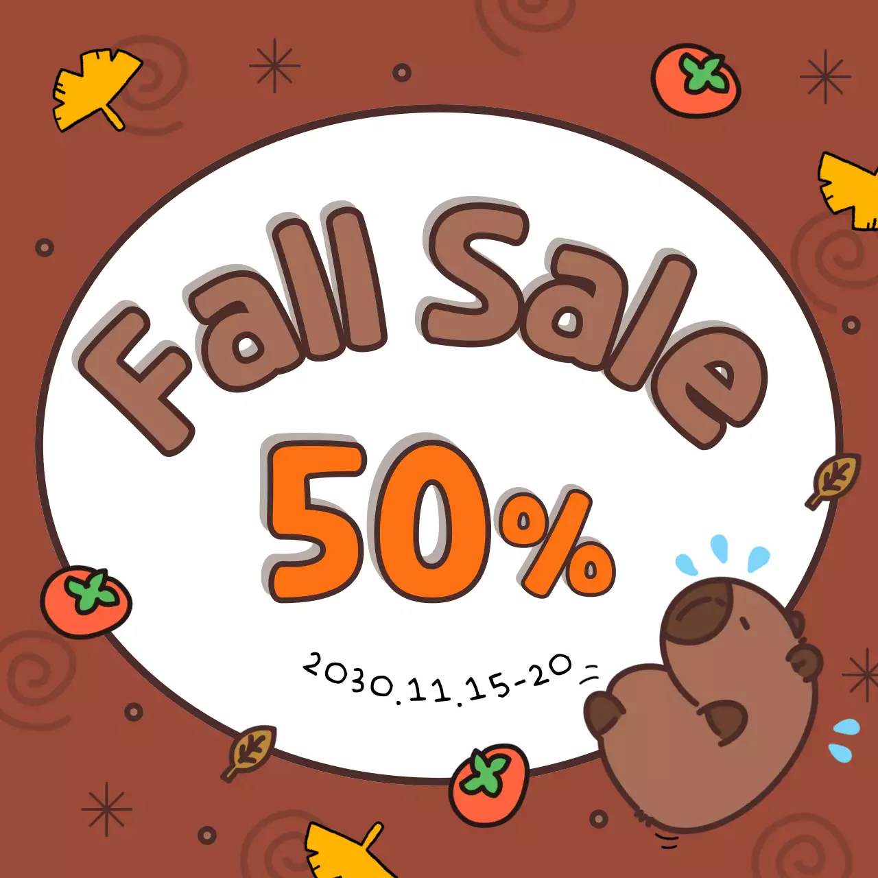 Modelos fofos marrons Anúncio Instagram Carousel