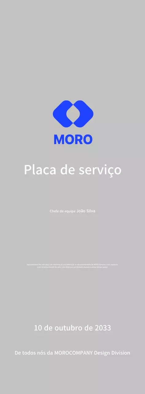 Celebrar o logótipo azul da empresa