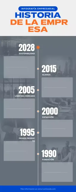 guía de empresas blue modern