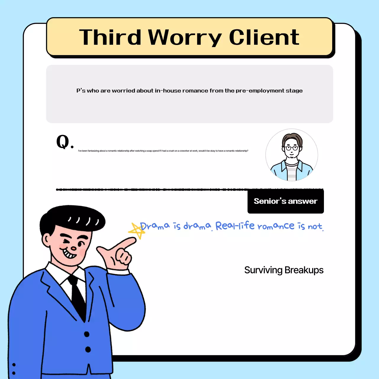 Light blue gag cartoon tweet