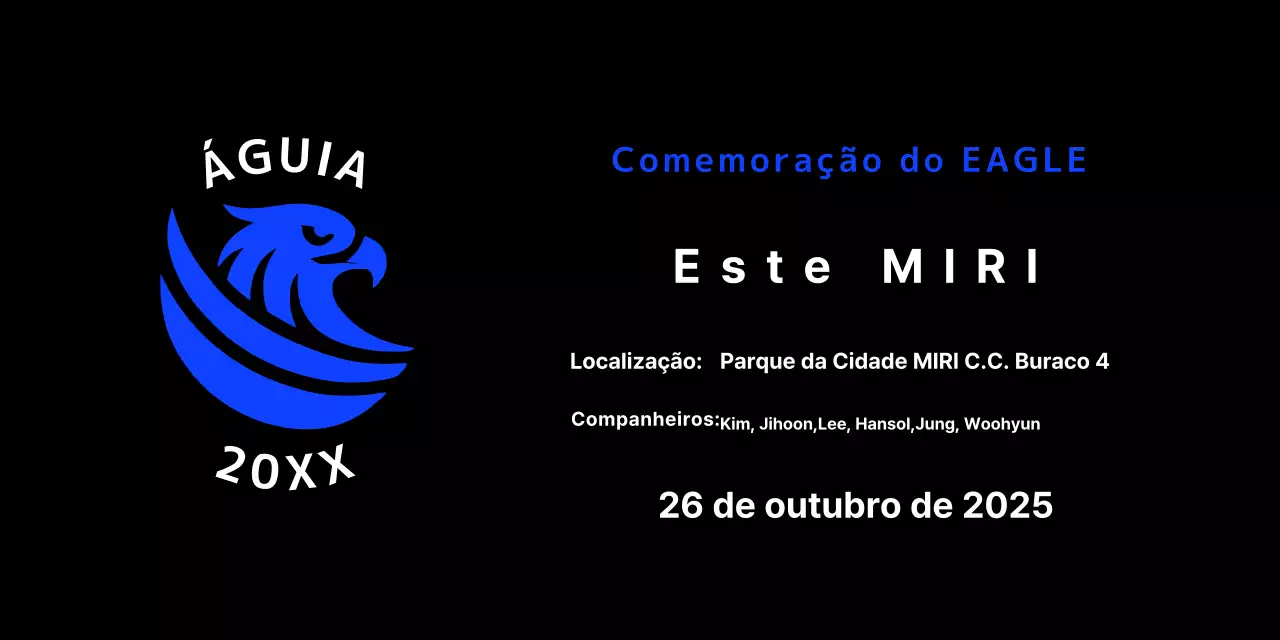 Comemorativo de Golfe Básico Azul