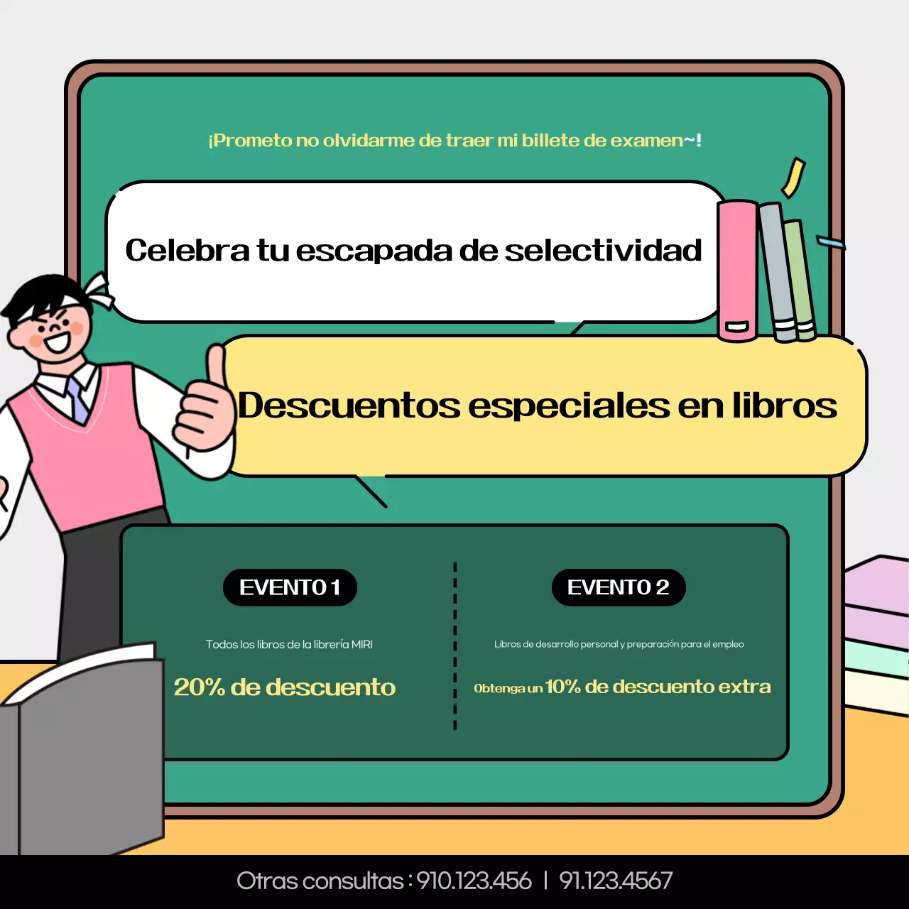 Nuestros eventos estudiantiles favoritos en azul