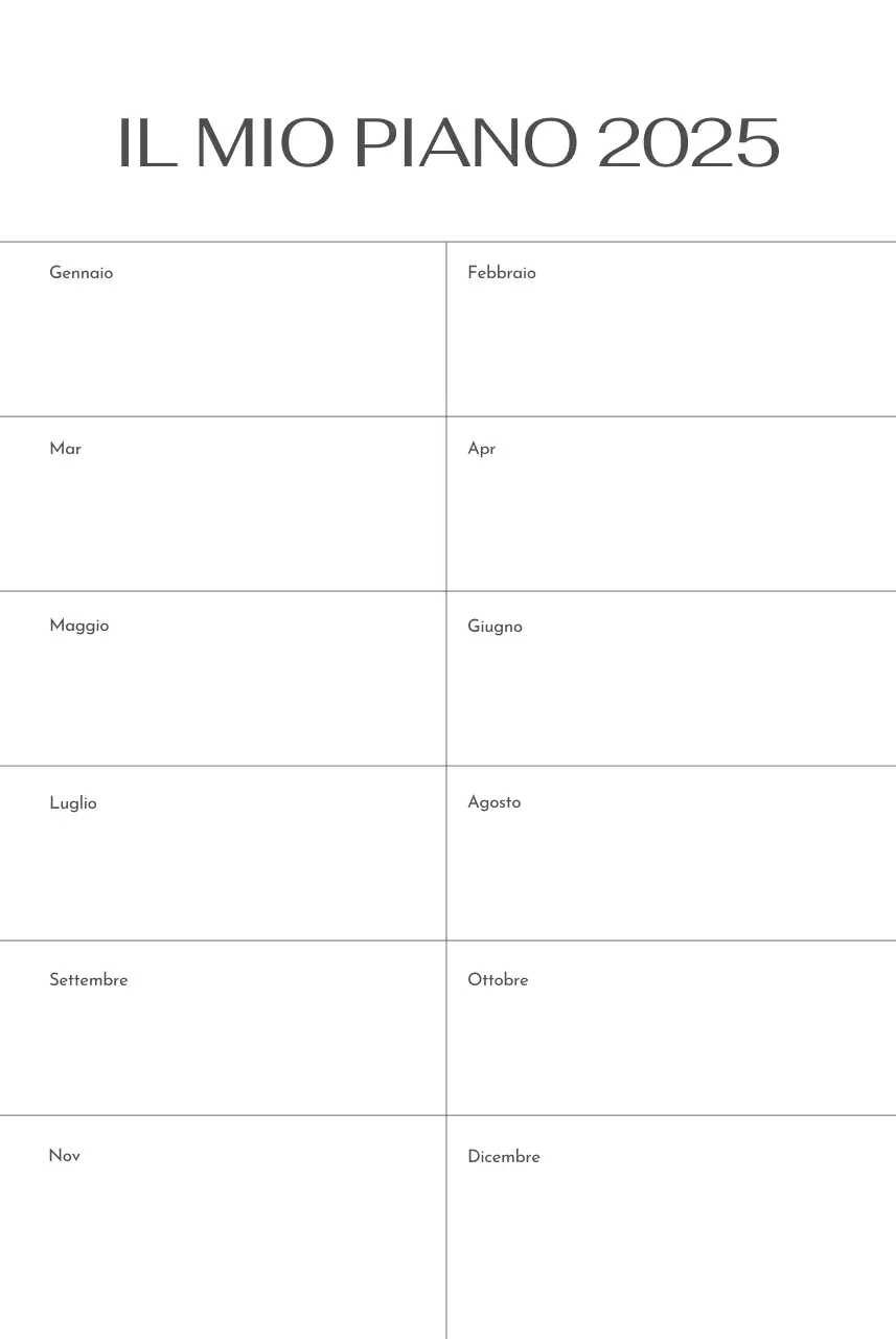 Un calendario fotografico dall'atmosfera pulita e urbana