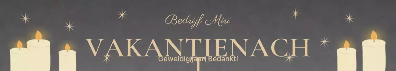 Beige Klassiek Eindejaarsevenement