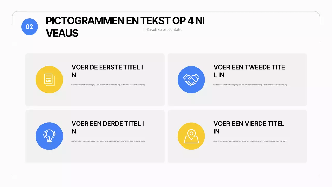 Een eenvoudig ondernemingsplan in het wit