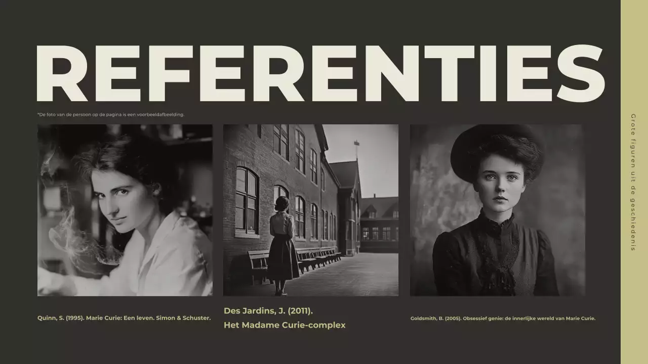 grijze klassieke geschiedenis presentatie