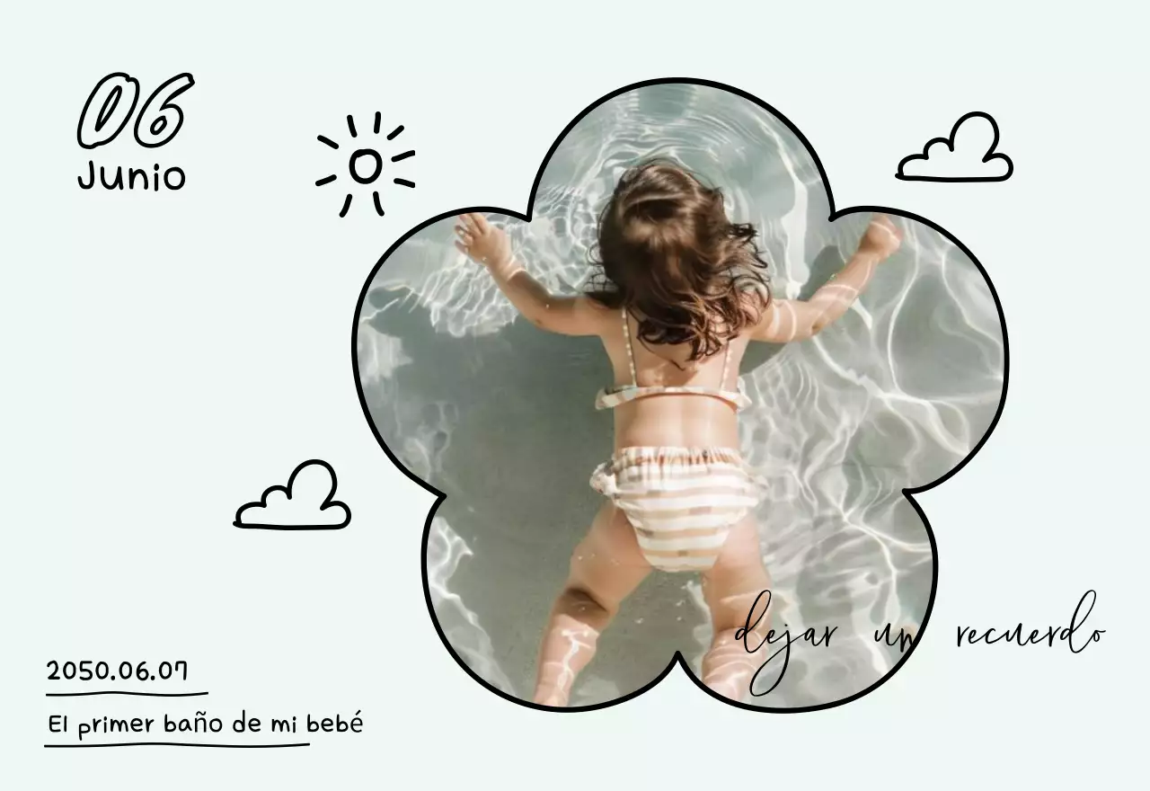 Calendario amarillo de Año Nuevo