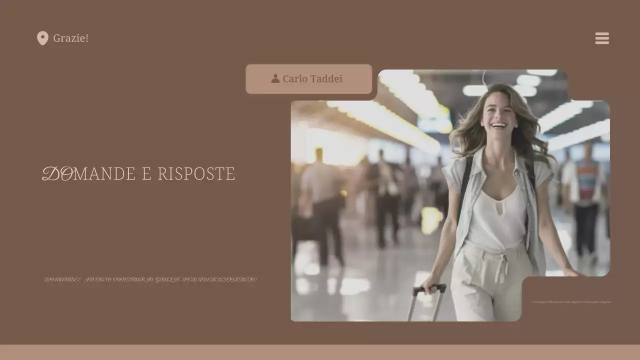 beige layout moderno del profilo