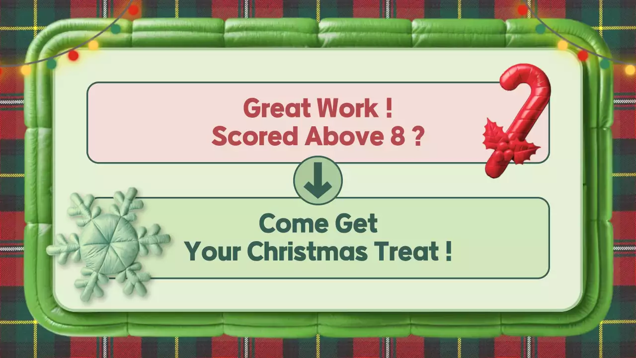 Red Traditional Christmas Quiz Guide Presentation