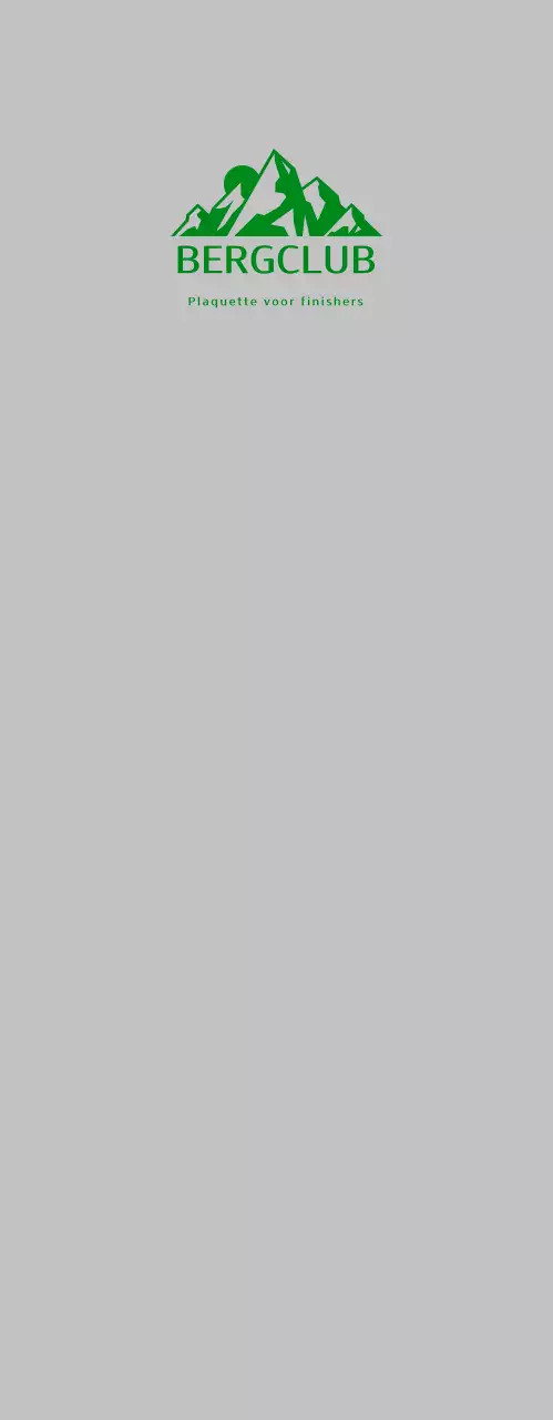 Groene eenvoudige bergbeklimmer plaquette