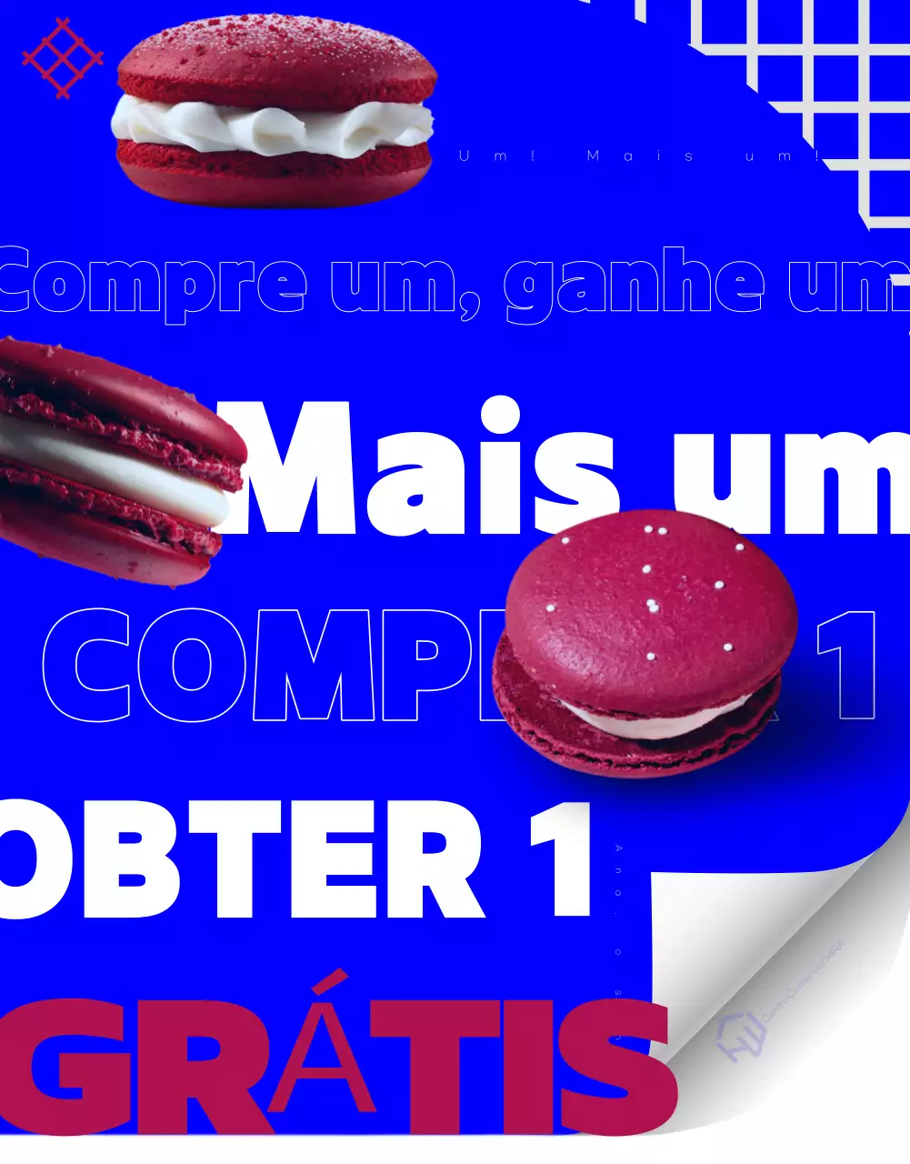 Promoção Blue Pop Dessert
