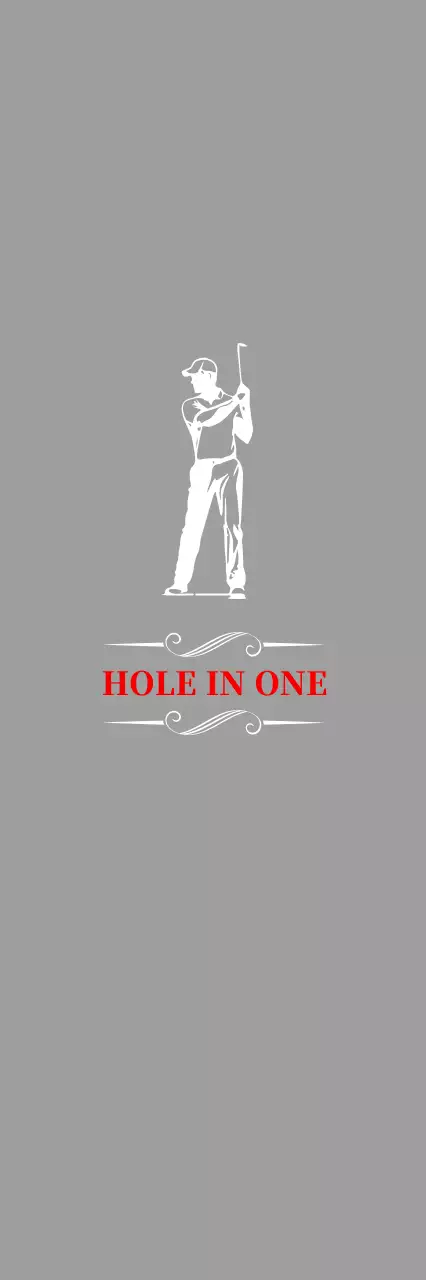 Placa de golfe clássica com uma ilustração de um golfista a jogar golfe