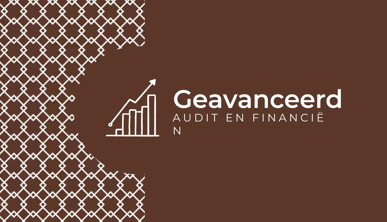 bruin minimaal visitekaartje