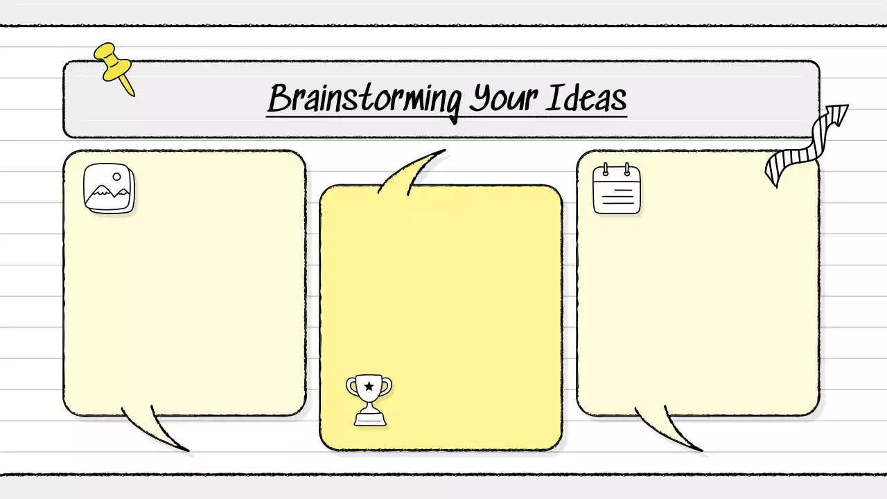 Yellow Modern Brainstorming Guide Presentation