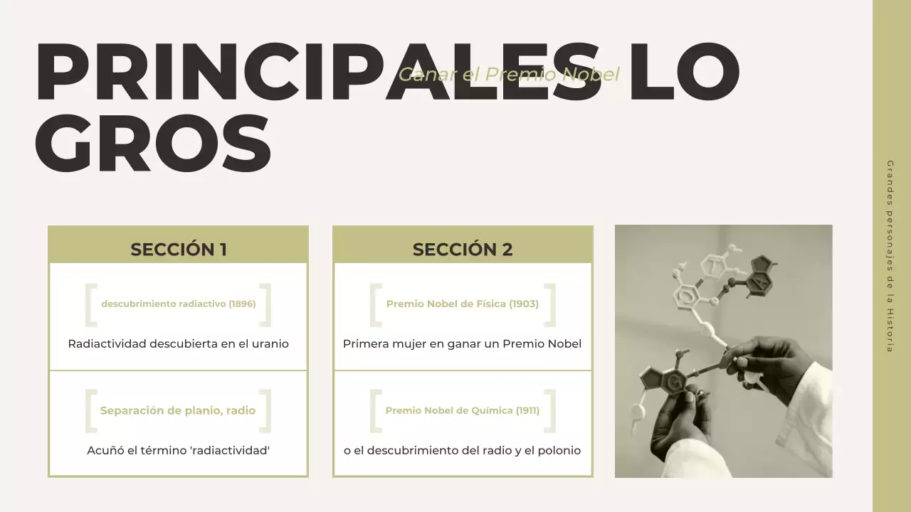 presentación de la historia de grey classic