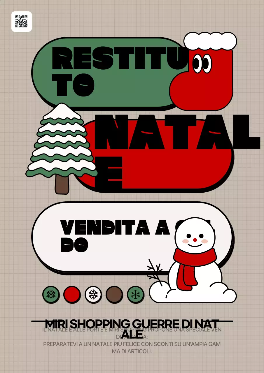 Vendita natalizia Green Retro