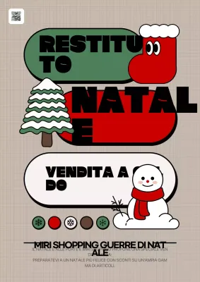 Vendita natalizia Green Retro