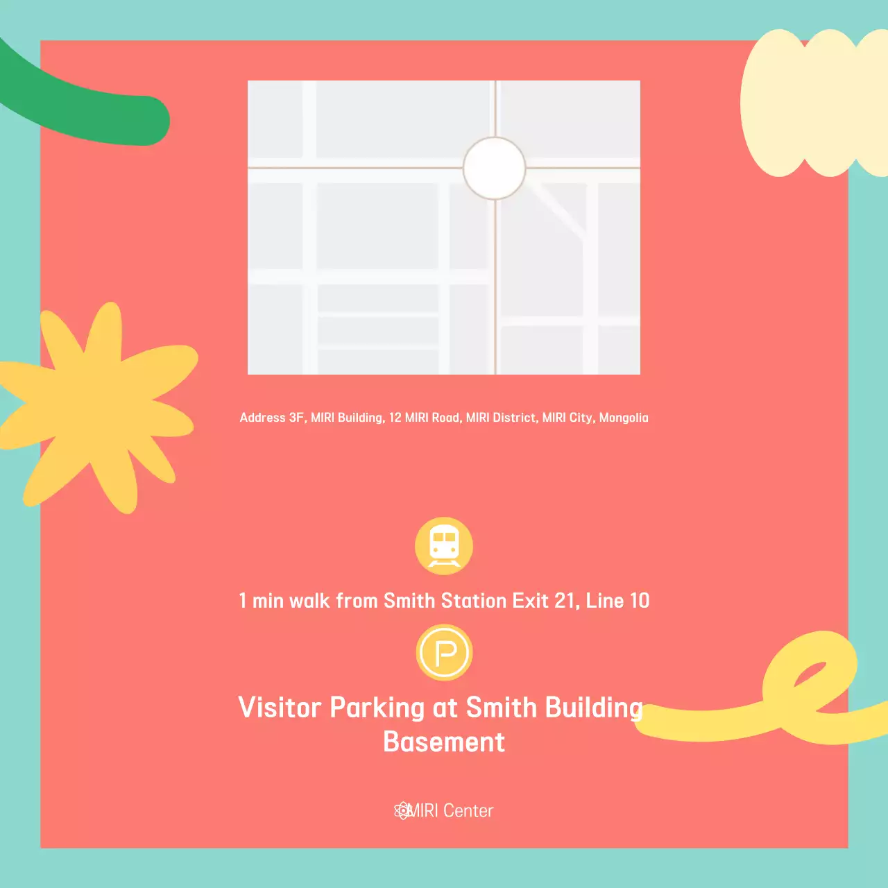 Coral Simple Lecture Announcement Instagram Carousel
