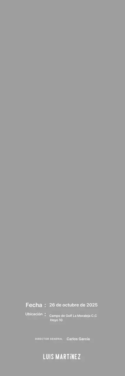 Bonita placa de torneo de golf con un águila