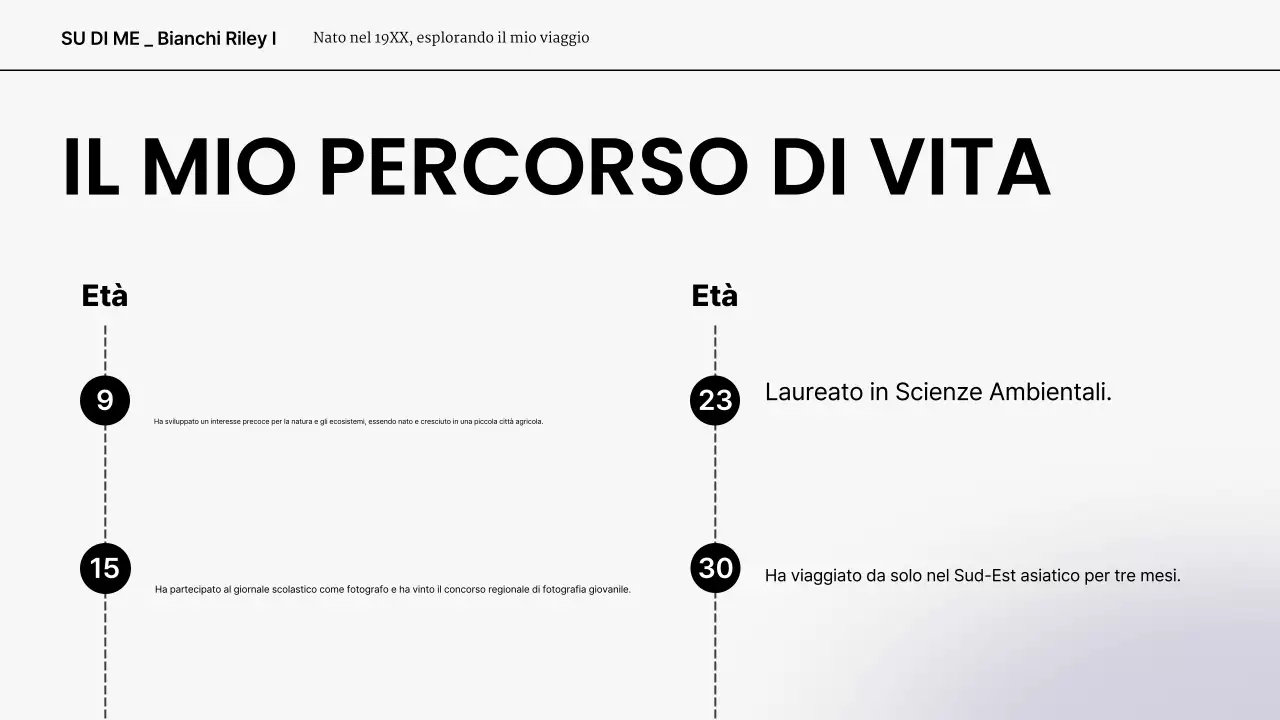 portfolio di presentazione moderno grigio bianco