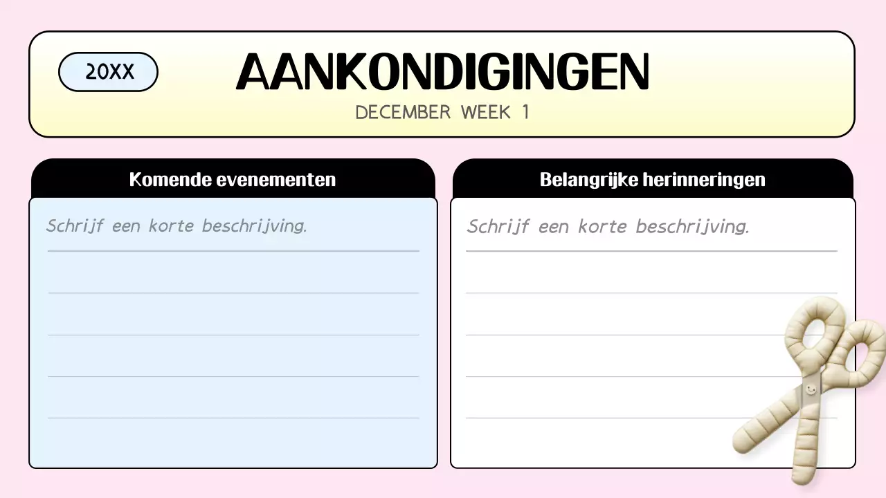 roze trendy klassenagenda planner