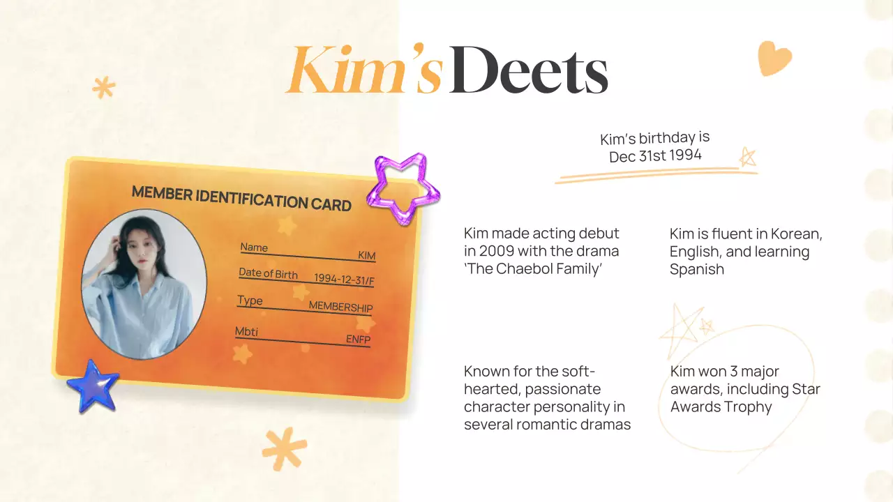 Beige Modern K-Drama Pitch Presentation