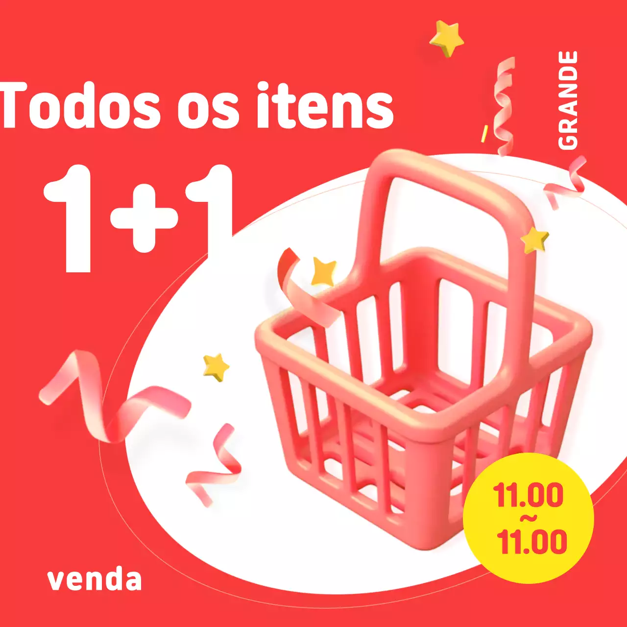 Evento de venda Red Pop